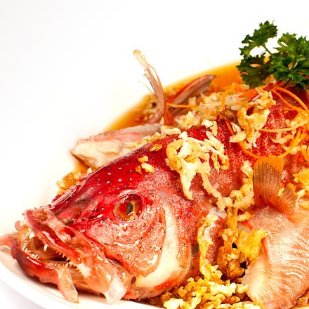 "Chye Poh" Steamed Fish
